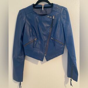Free People Motorcycle Jacket